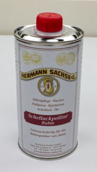 Schellack Politur Rubin 500 ml